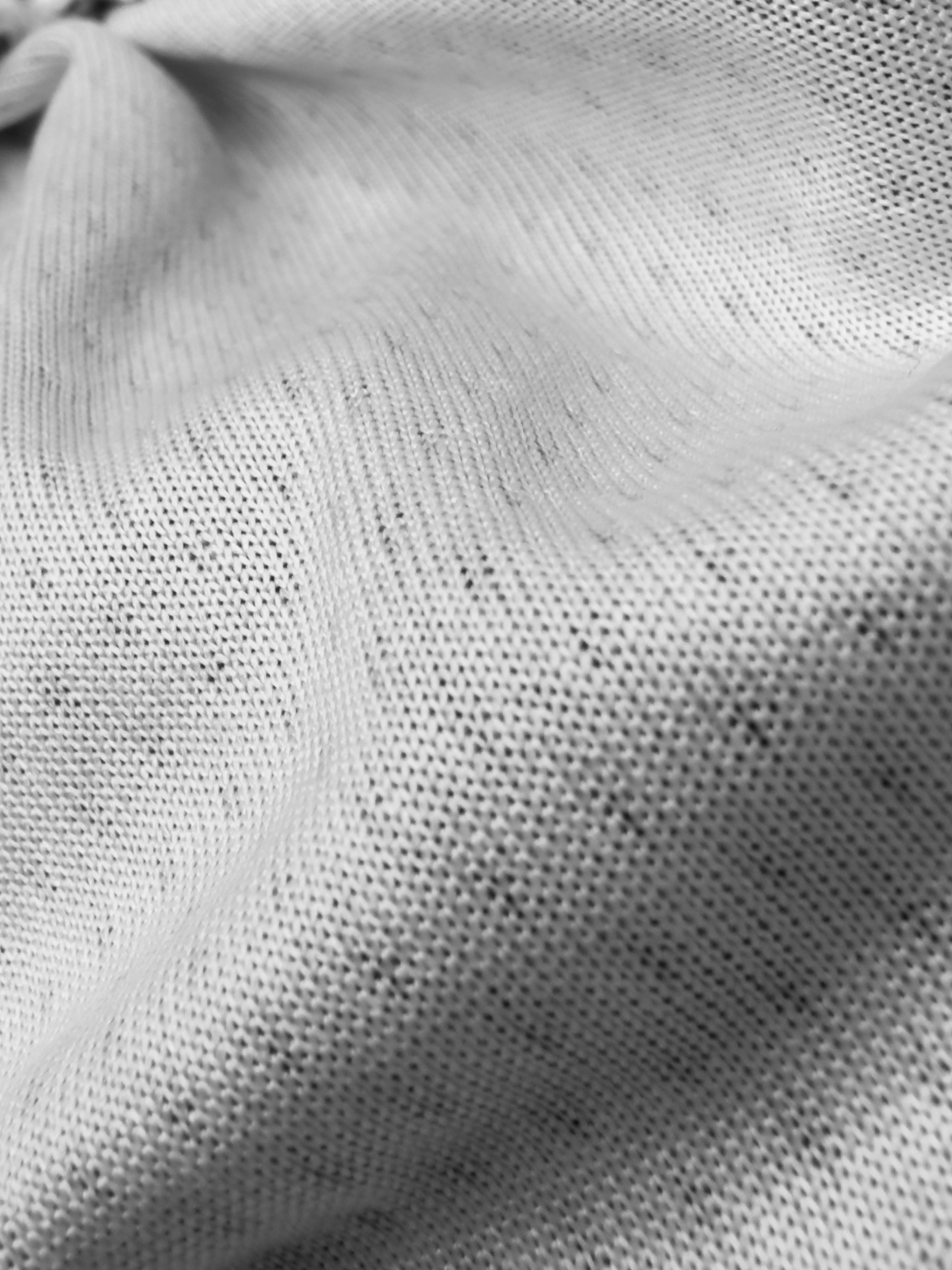 Close-up of textured gray fabric